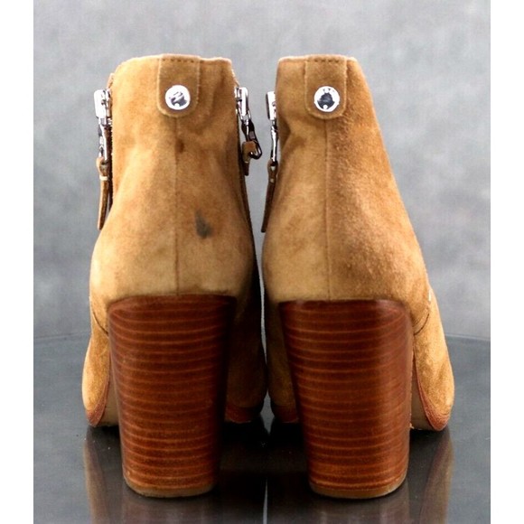 Rag & Bone Margot $325 Women's Ankle Booties Boots Size EU 41 US 11 Suede Tan - Picture 7 of 13